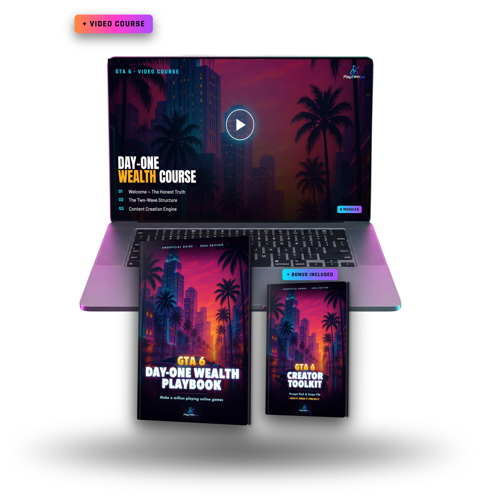GTA 6 Day-One Full Bundle: ebook, toolkit and 8-module video course